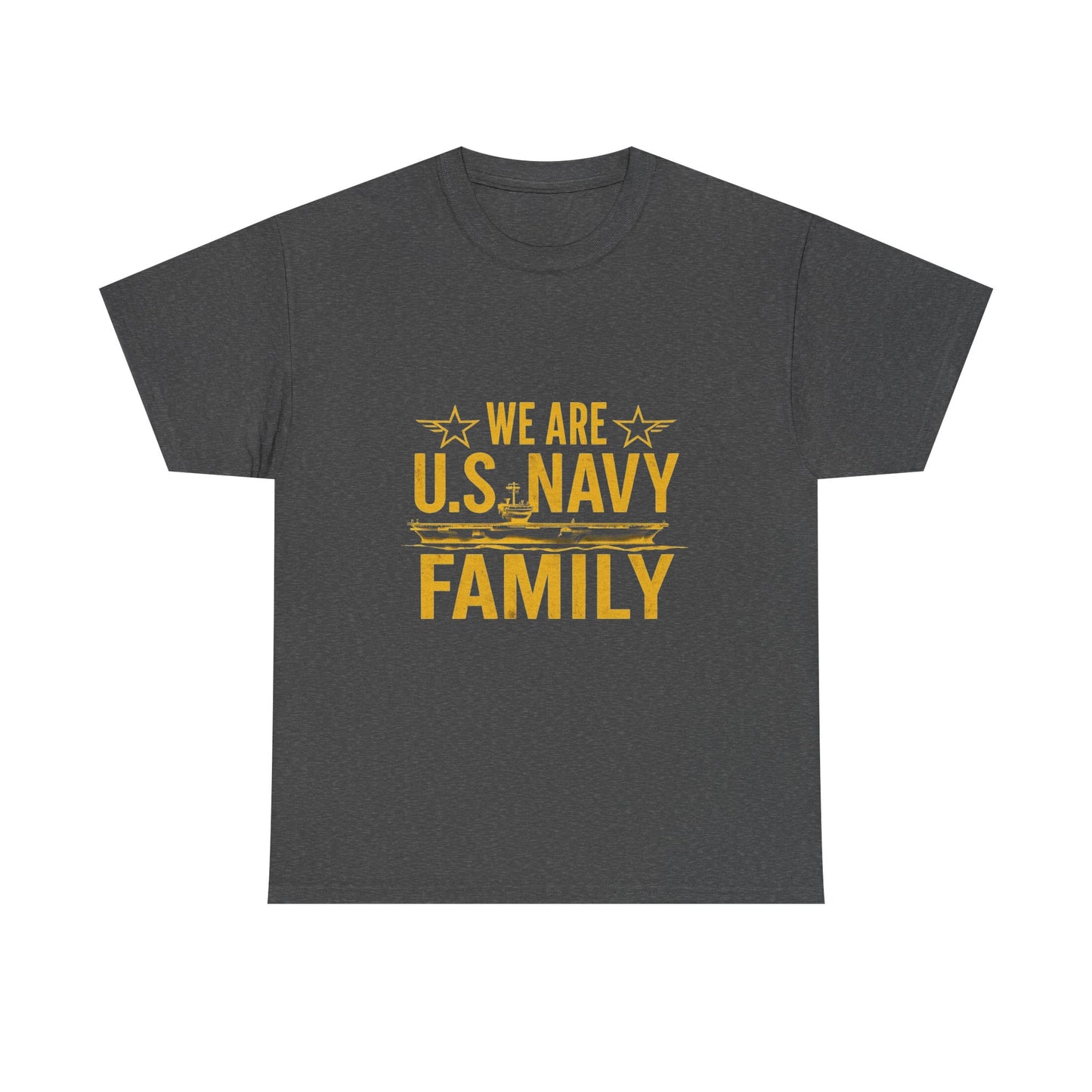 U.S. Navy Family Tee, Unisex Cotton Shirt, Military Pride Apparel, Family Support Gift, Veteran's Day Shirt, Patriotic T-Shirt