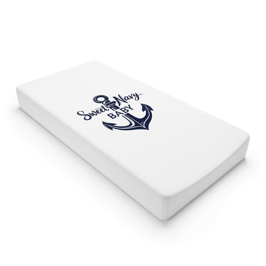 Nautical Baby Changing Pad Cover, Sweet Navy Baby, Baby Shower Gift, Nursery Decor, Ocean Theme