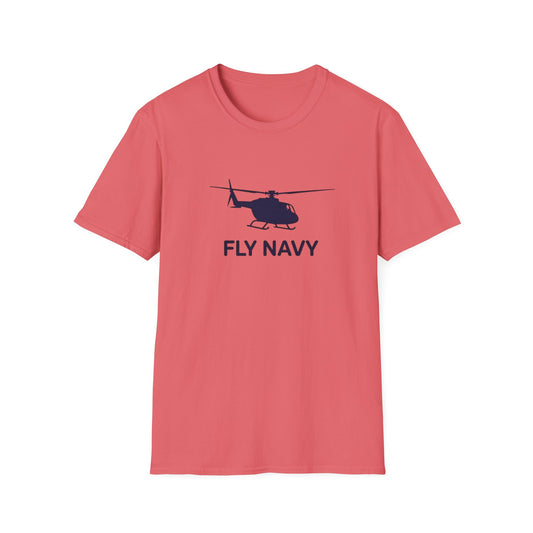 Navy Helicopter T-Shirt | Fly Navy Tee | Unisex Softstyle T-Shirt | Military Gift | Aviation Lover Apparel | Casual Everyday Wear | [...]