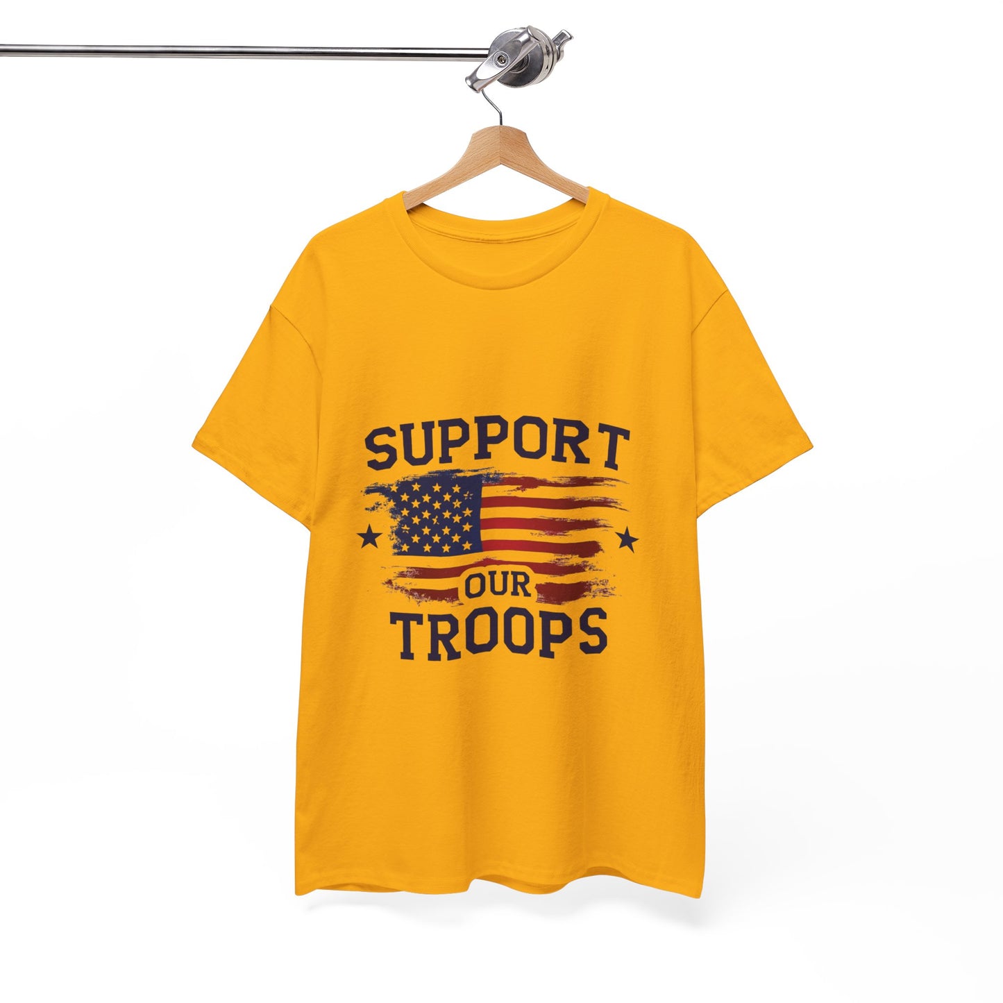Support Our Troops Unisex T-Shirt | Patriotic Tee | Veteran Appreciation | Military Support | Gift for Heroes
