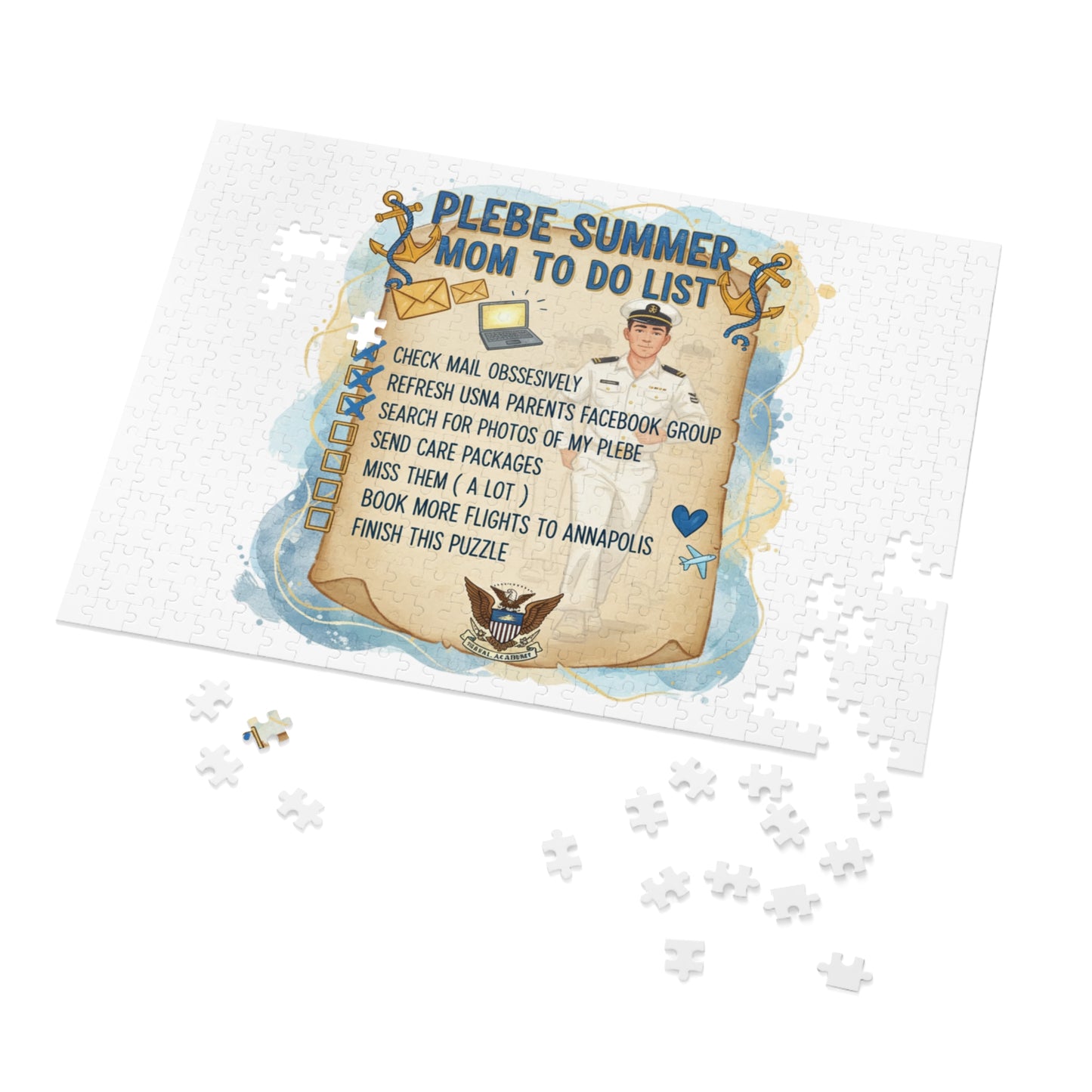 Plebe Summer, Mom To Do List Jigsaw puzzle