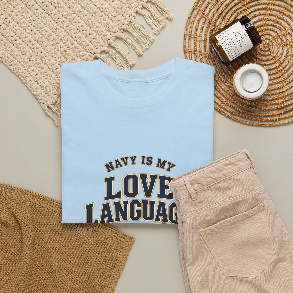 Navy Is My Love Language Army Navy Game 2026 Bow T-Shirt
