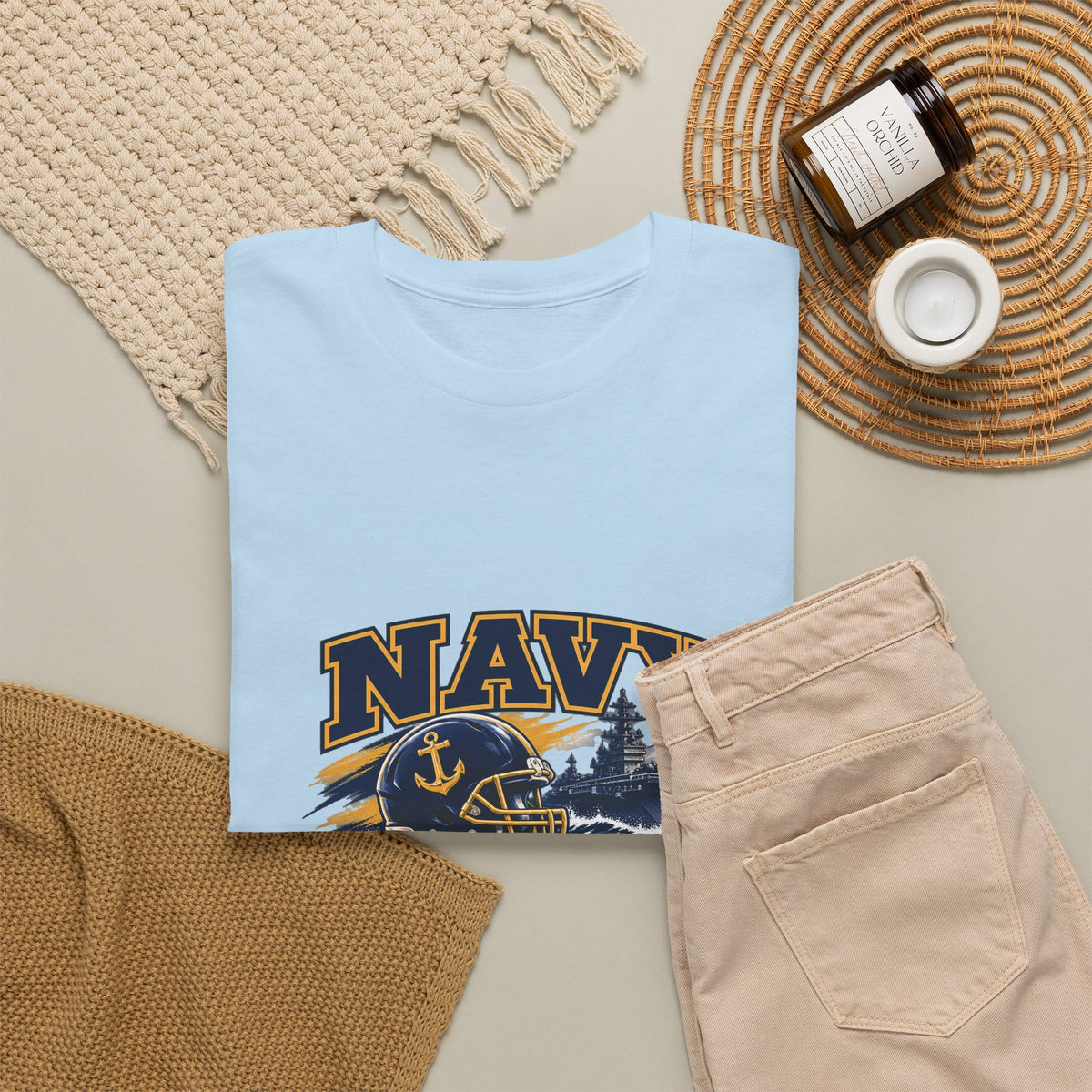 Go Navy Sink Army Graphic T-Shirt