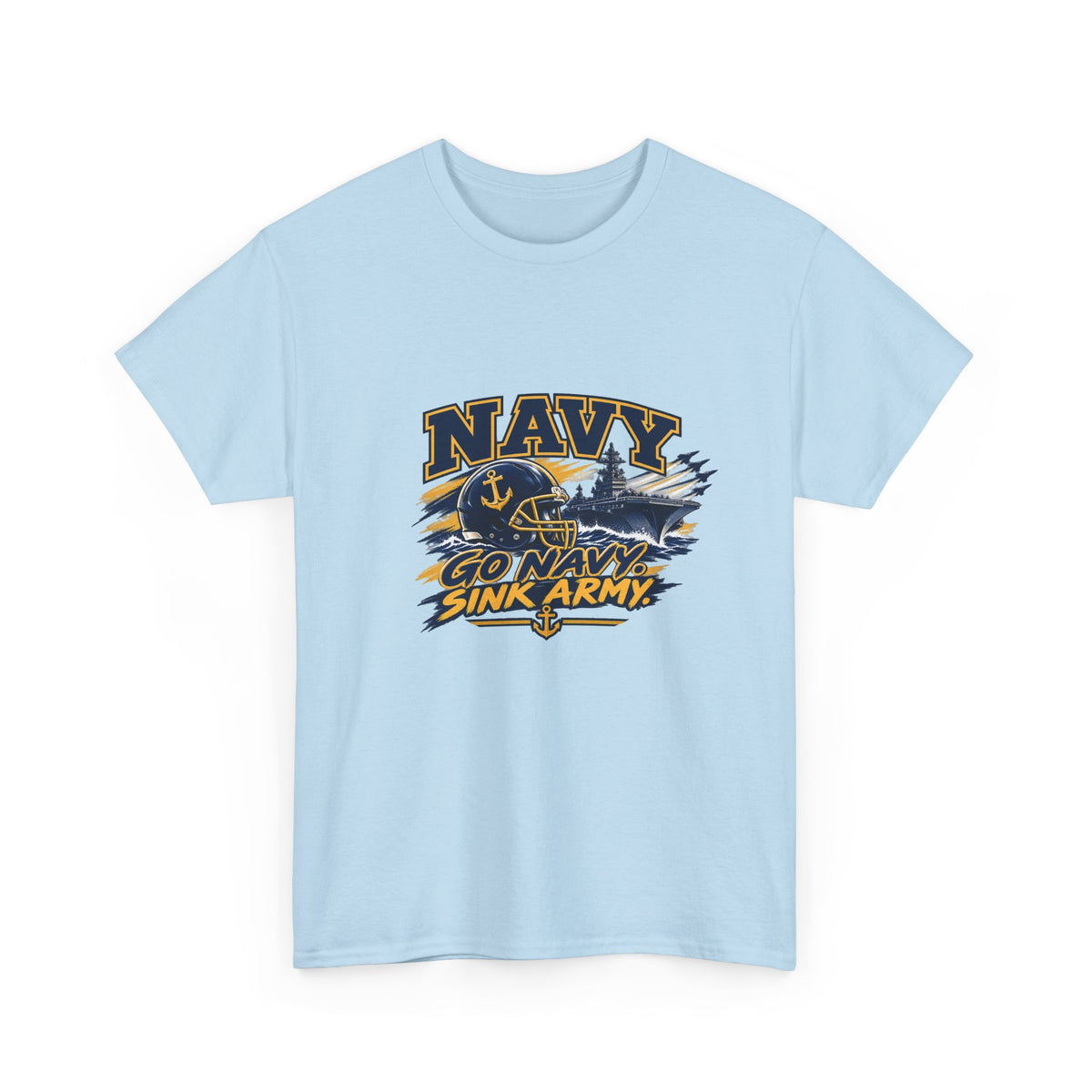 Go Navy Sink Army Graphic T-Shirt