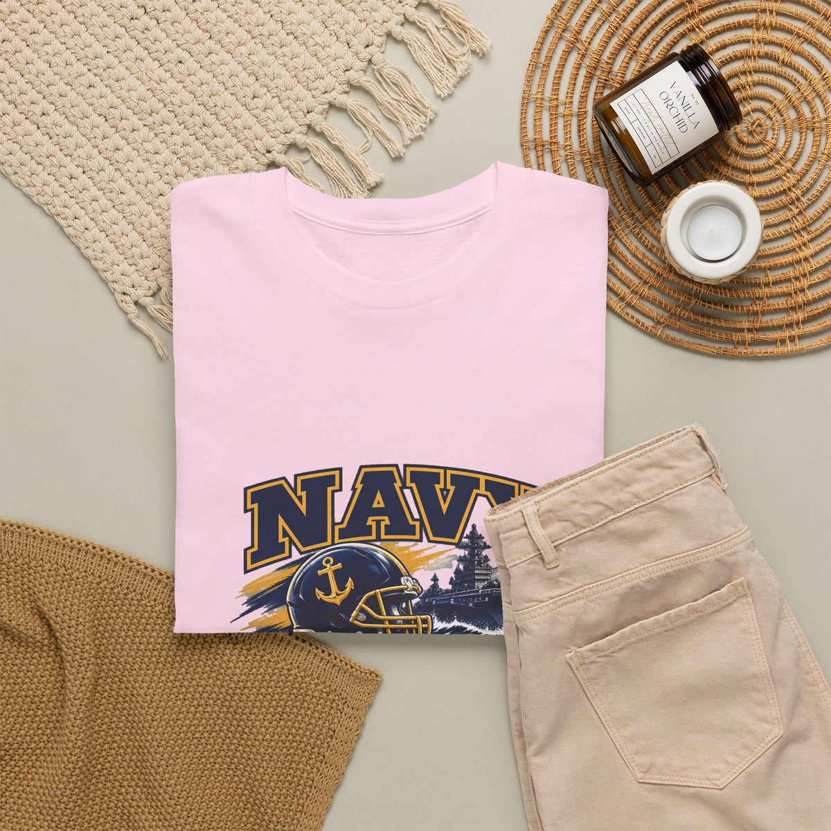 Go Navy Sink Army Graphic T-Shirt