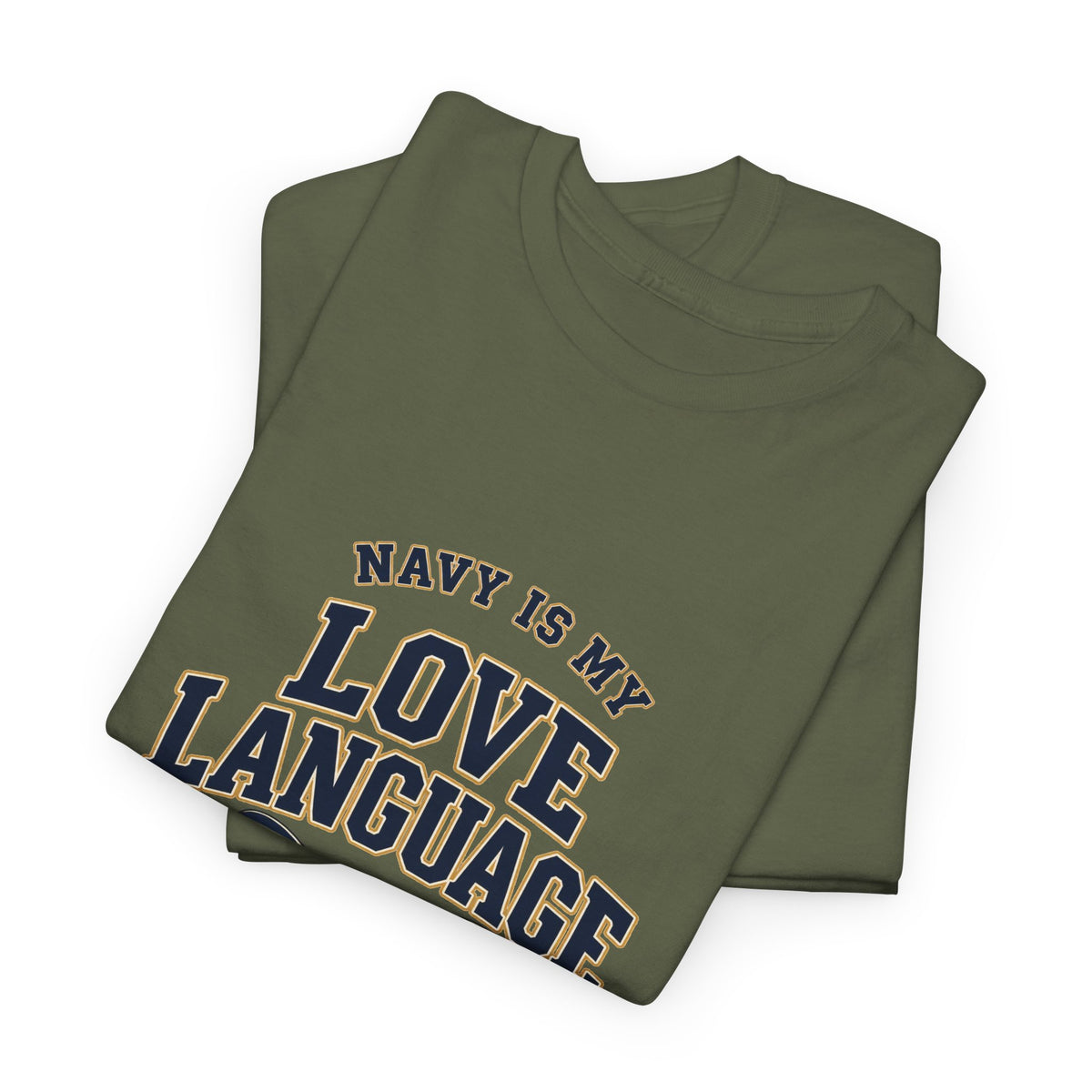 Navy Is My Love Language Army Navy Game 2026 Bow T-Shirt