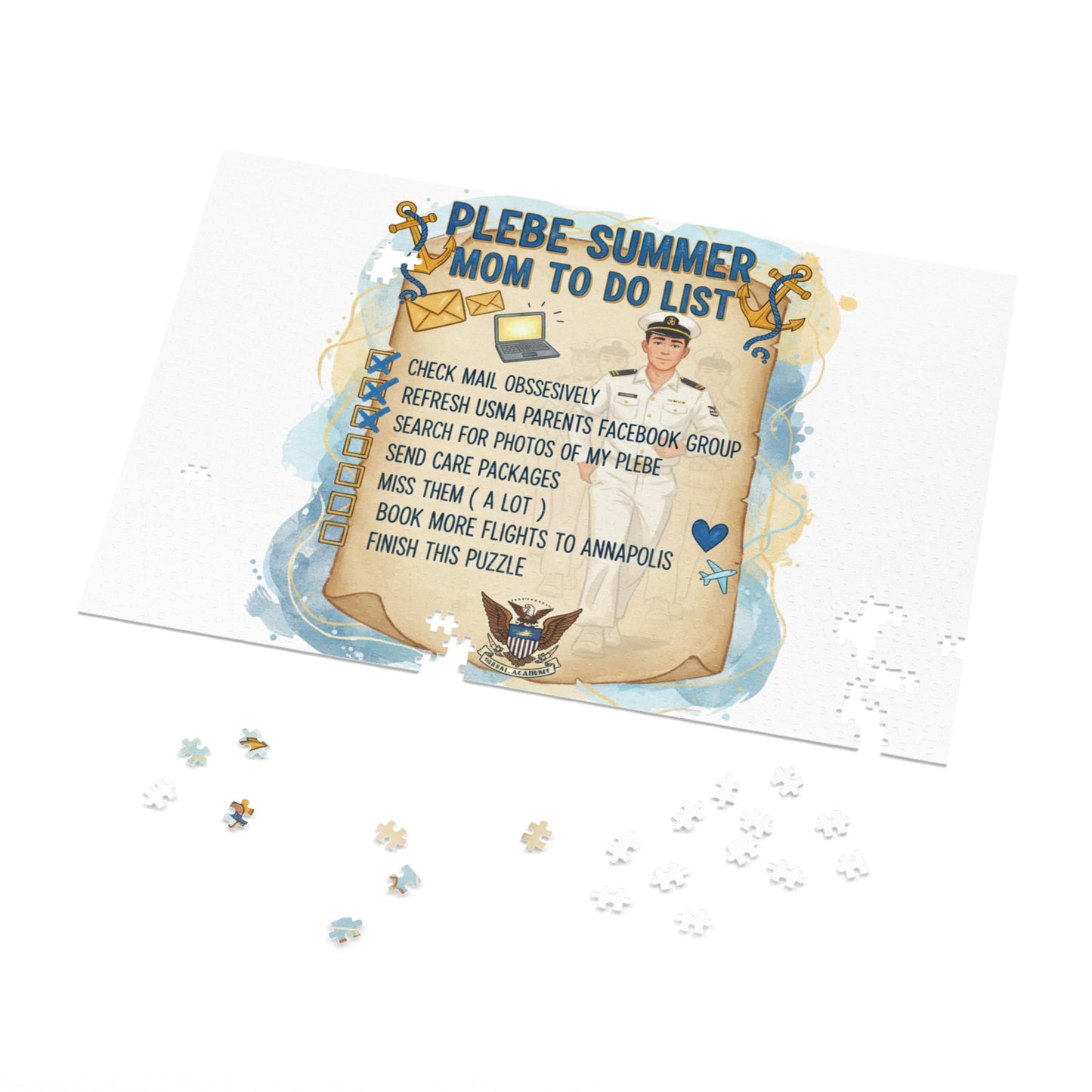 Plebe Summer, Mom To Do List Jigsaw puzzle