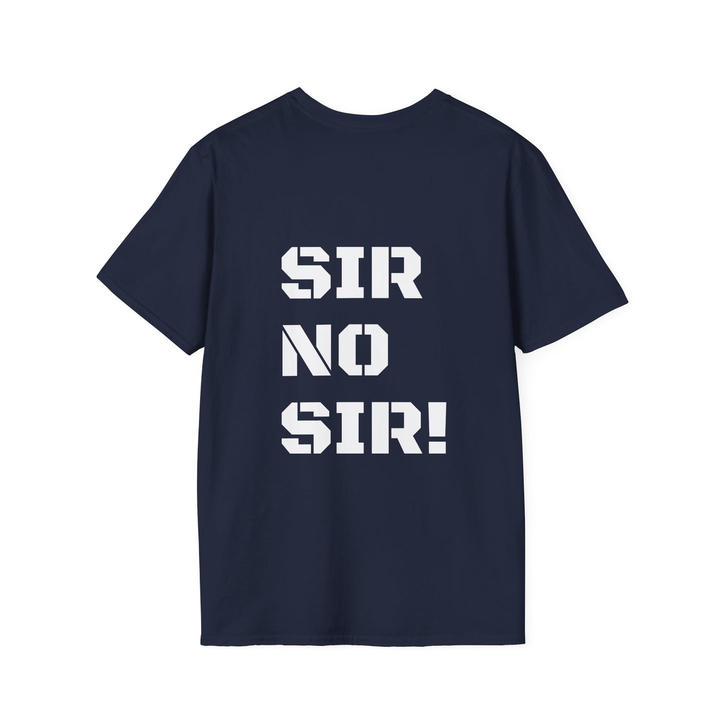 My Navy Dude,Military-Inspired Unisex T-Shirt - 'Sir Yes Sir!' & 'Sir No Sir!' Graphic Tee, Casual Wear, Perfect Gift for Veterans, Troops, [...]