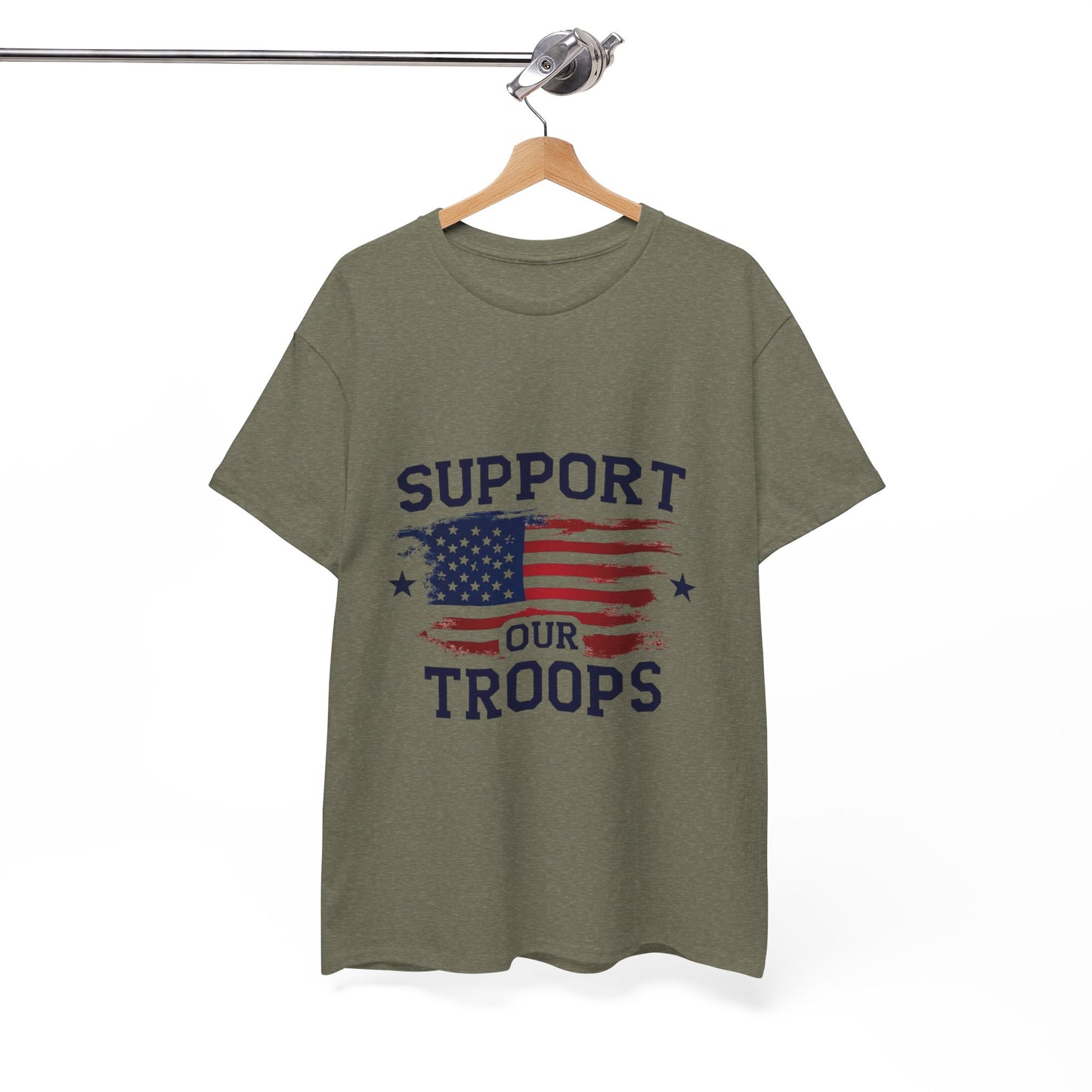 Support Our Troops Unisex T-Shirt | Patriotic Tee | Veteran Appreciation | Military Support | Gift for Heroes