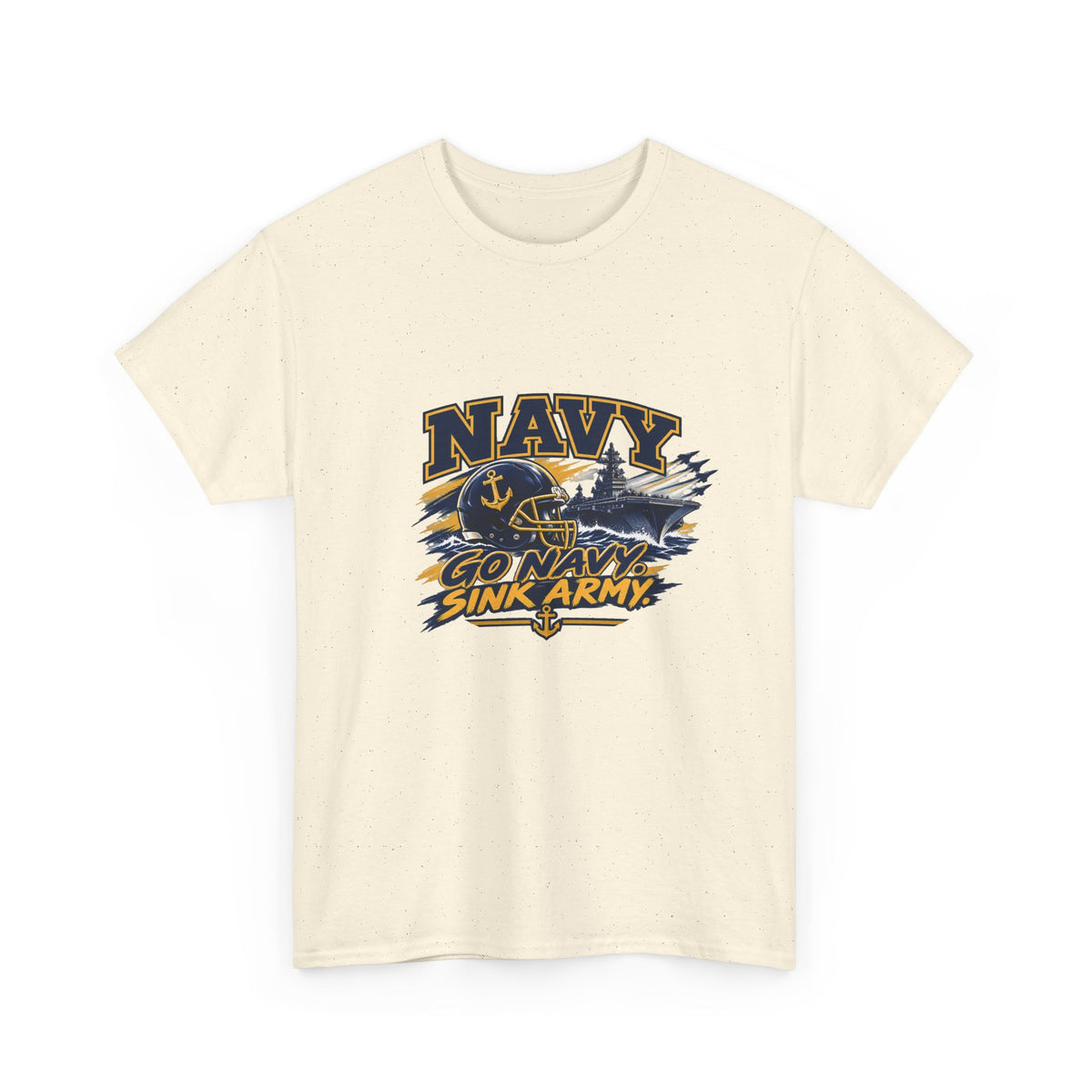 Go Navy Sink Army Graphic T-Shirt