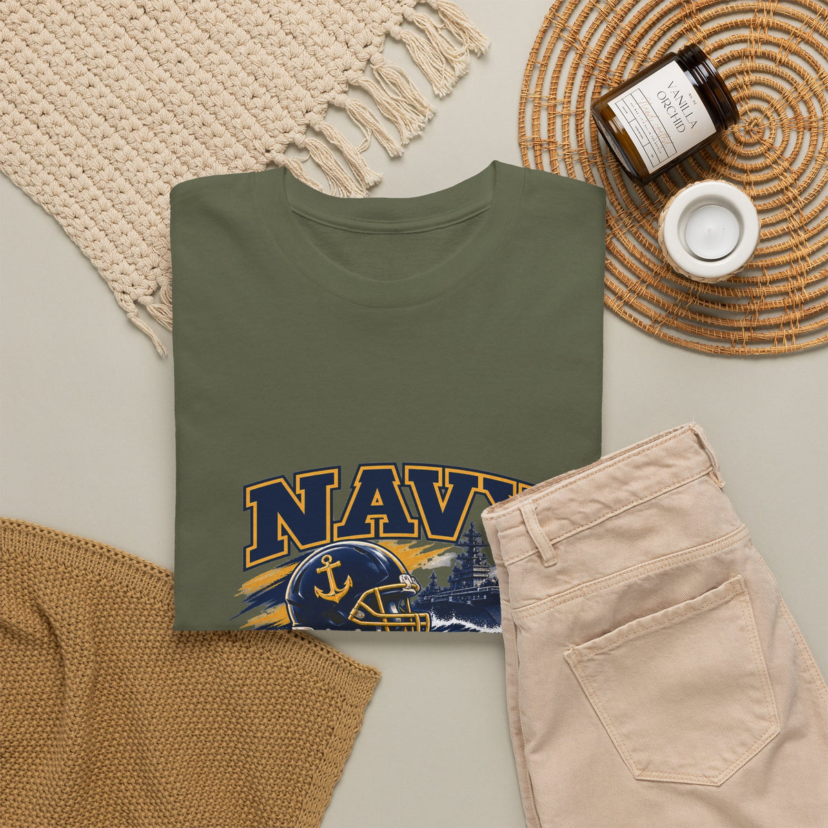Go Navy Sink Army Graphic T-Shirt